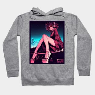 Anime Futuristic Girl Hoodie